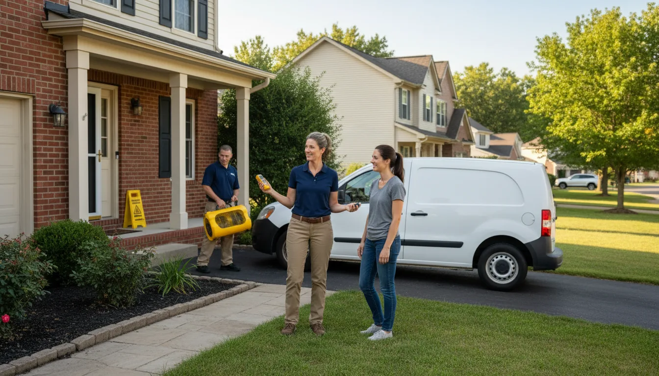 Residential water damage restoration in Silver City, NV